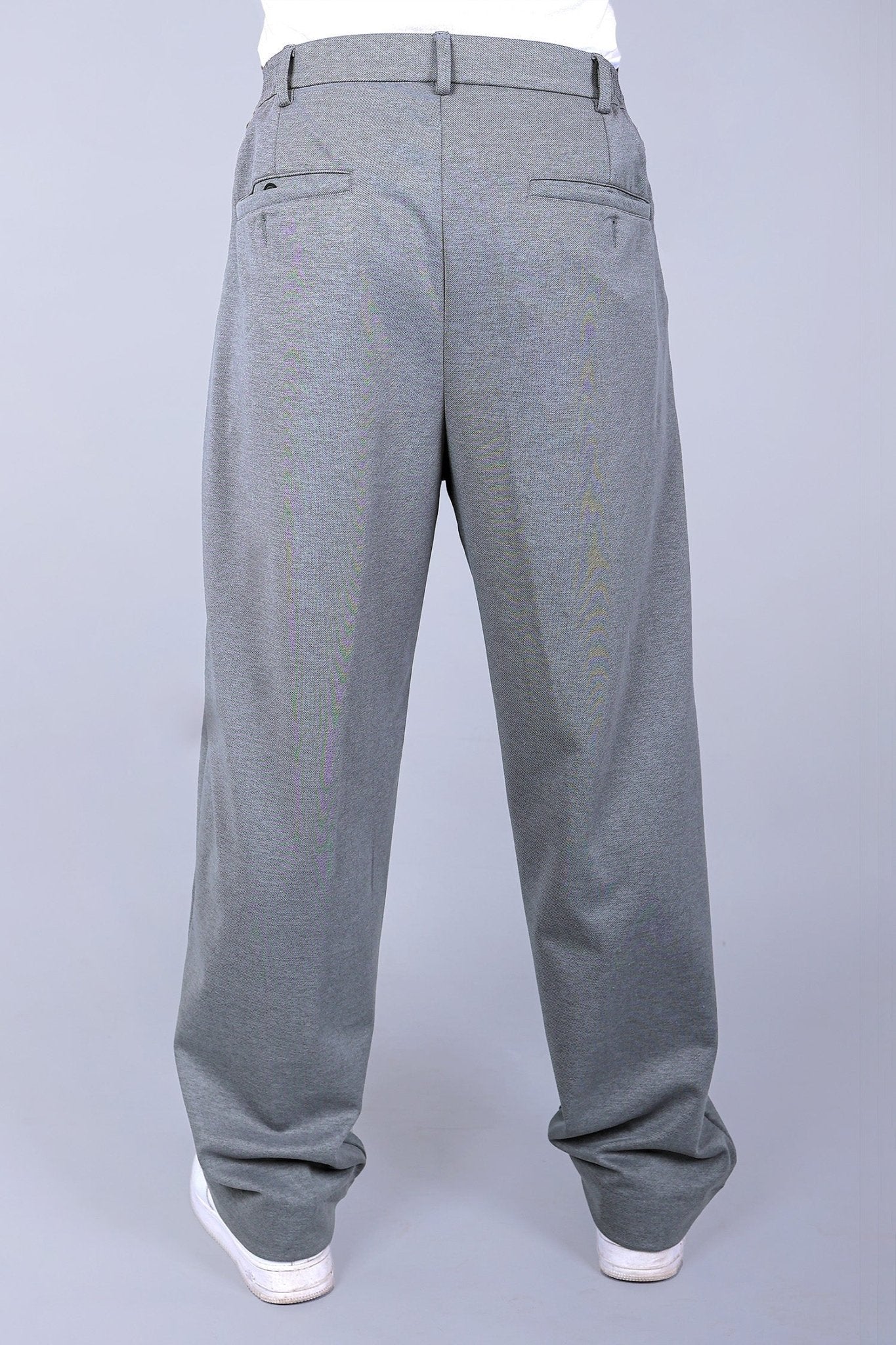 Bluebird korean pleated pant grey color | Swadesiicart