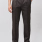 Bluebird Luxe Dark Chocolate Pleated Trouser | Swadesiicart