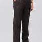 Bluebird Luxe Dark Chocolate Pleated Trouser | Swadesiicart
