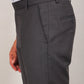 Bluebird men's ash black formal trouser | Swadesiicart
