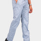 Bluebird Men's Blue Linen Formal Trouser | Swadesiicart