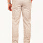 Bluebird Men's Brown Linen Formal Trouser | Swadesiicart
