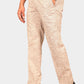 Bluebird Men's Brown Linen Formal Trouser | Swadesiicart
