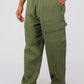Bluebird Men's Cotton Cargo Pant Loose Fit Green | Swadesiicart