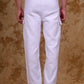Bluebird Men's Cotton Cargo Pant Loose Fit White | Swadesiicart