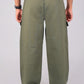 Bluebird Men's Cotton Cargo Pants Loose Fit Army Green | Swadesiicart