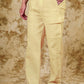 Bluebird Men's Cotton Cargo Pants Loose Fit Beige | Swadesiicart