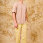 Bluebird Men's Cotton Cargo Pants Loose Fit Beige | Swadesiicart