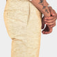 Bluebird Men's Cream Linen Formal Trouser | Swadesiicart