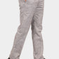 Bluebird Men's Dark Black Linen Formal Trouser | Swadesiicart