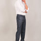 Bluebird Men's Dark Blue-Grey Formal Trousers | Swadesiicart