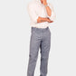 Bluebird Men's Dark Blue Linen Formal Trouser | Swadesiicart