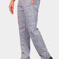 Bluebird Men's Dark Blue Linen Formal Trouser | Swadesiicart