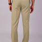 Bluebird Men's Ecru Stretch Band Trousers | Swadesiicart
