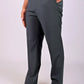 Bluebird Men's Iron Grey Stretch Band Trousers | Swadesiicart