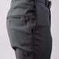Bluebird Men's Iron Grey Stretch Band Trousers | Swadesiicart