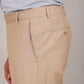 Bluebird Men's Khaki Textured Formal Trousers | Swadesiicart