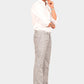 Bluebird Men's Light Black Linen Formal Trouser | Swadesiicart