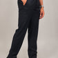 Bluebird Men's Navy Blue Formal Trouser | Swadesiicart
