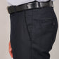 Bluebird Men's Navy Blue Formal Trouser | Swadesiicart