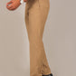 Bluebird Men's Sand Brown Formal Trouser | Swadesiicart