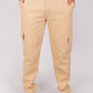 Bluebird Men's Slim Fit Cotton Cargo Pant Beige | Swadesiicart