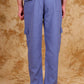 Bluebird Men's Slim Fit Cotton Cargo Pant Blue | Swadesiicart
