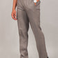 Bluebird Men's Taupe Formal Trouser | Swadesiicart
