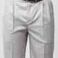 Bluebird Modern Light Grey Pleated Trouser | Swadesiicart