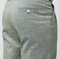 Bluebird Premium Light Grey Check Pleated Trouser | Swadesiicart