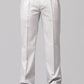 Bluebird Subtle Light Grey Pleated Trouser | Swadesiicart