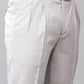 Bluebird Subtle Light Grey Pleated Trouser | Swadesiicart
