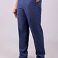 Bluebird Tailored Fit Space Blue Trouser | Swadesiicart