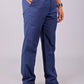 Bluebird Tailored Fit Space Blue Trouser | Swadesiicart