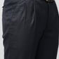 Bluebird Timeless Navy Blue Pleated Trouser | Swadesiicart