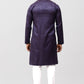 Bluesaanchi Zari Embroidered Kurta Set for Men Purple Color | Swadesiicart
