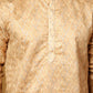 Bluesaanchi Zari Work Beige Kurta with Trouser Pajama | Swadesiicart