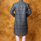 Bluesaanchi Zari Work Blue Kurta with Trouser Pajama | Swadesiicart