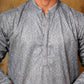 Bluesaanchi Zari Work Grey Kurta with Trouser Pajama | Swadesiicart