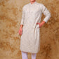 Bluesaanchi Zari Work Ivory Kurta with Trouser Pajama | Swadesiicart