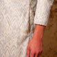 Bluesaanchi Zari Work Ivory Kurta with Trouser Pajama | Swadesiicart