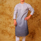 Bluesaanchi Zari Work Light Blue Kurta with Trouser Pajama | Swadesiicart