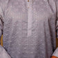 Bluesaanchi Zari Work Light Blue Kurta with Trouser Pajama | Swadesiicart