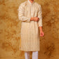 Bluesaanchi Zari Work Light Mango Kurta with Trouser Pajama | Swadesiicart