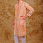 Bluesaanchi Zari Work Peach Kurta with Trouser Pajama | Swadesiicart