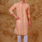 Bluesaanchi Zari Work Peach Kurta with Trouser Pajama | Swadesiicart