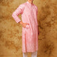 Bluesaanchi Zari Work Pink Kurta with Trouser Pajama | Swadesiicart