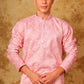 Bluesaanchi Zari Work Pink Kurta with Trouser Pajama | Swadesiicart