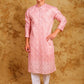 Bluesaanchi Zari Work Pink Kurta with Trouser Pajama | Swadesiicart