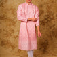 Bluesaanchi Zari Work Pink Kurta with Trouser Pajama | Swadesiicart